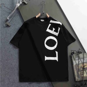 Loewe black short-sleeved T-shirt